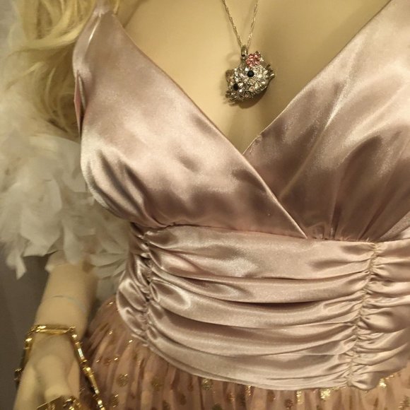 COPY - GORGEOUS vintage dress covered in gold bubbles!! - Picture 8 of 14
